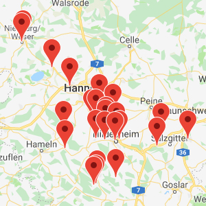Provilan-Standorte im Juni 2019 - 